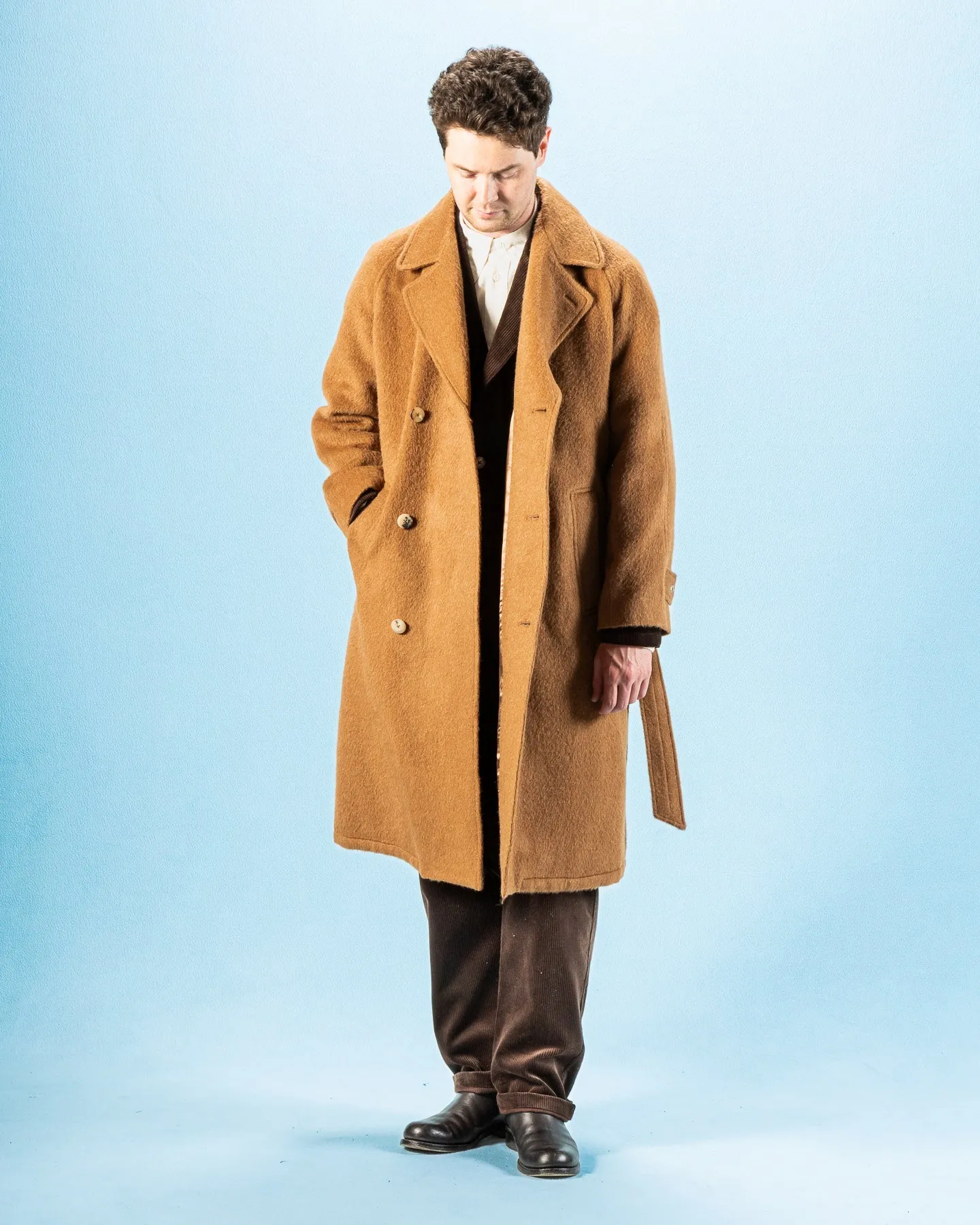 Grandad Coat - Pecan Alpaca sold by Standard and Strange product image thumbnail 4