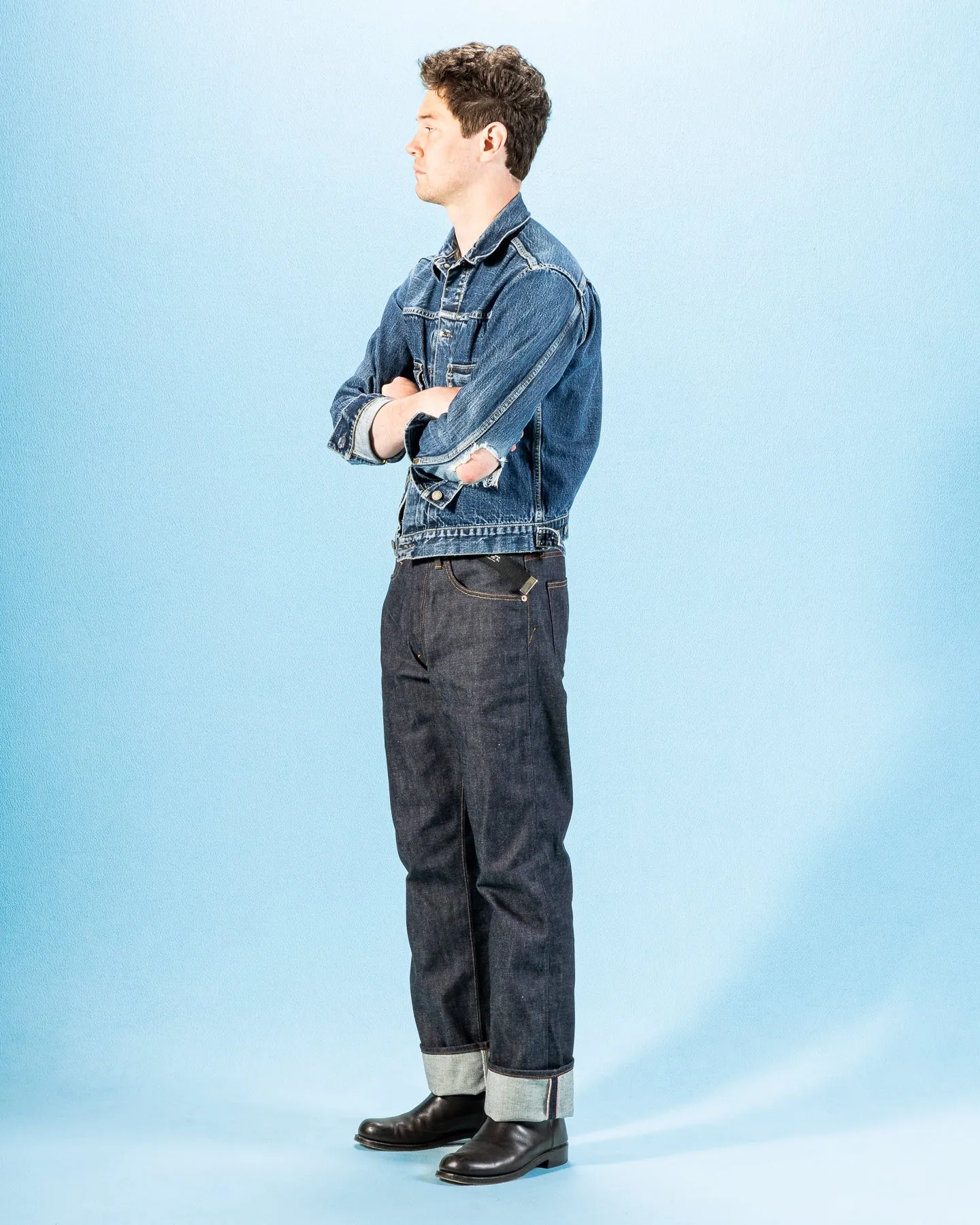 Kirk Straight Fit - 29 Hand Dip 13oz Selvedge sold by Standard and Strange product image thumbnail 3