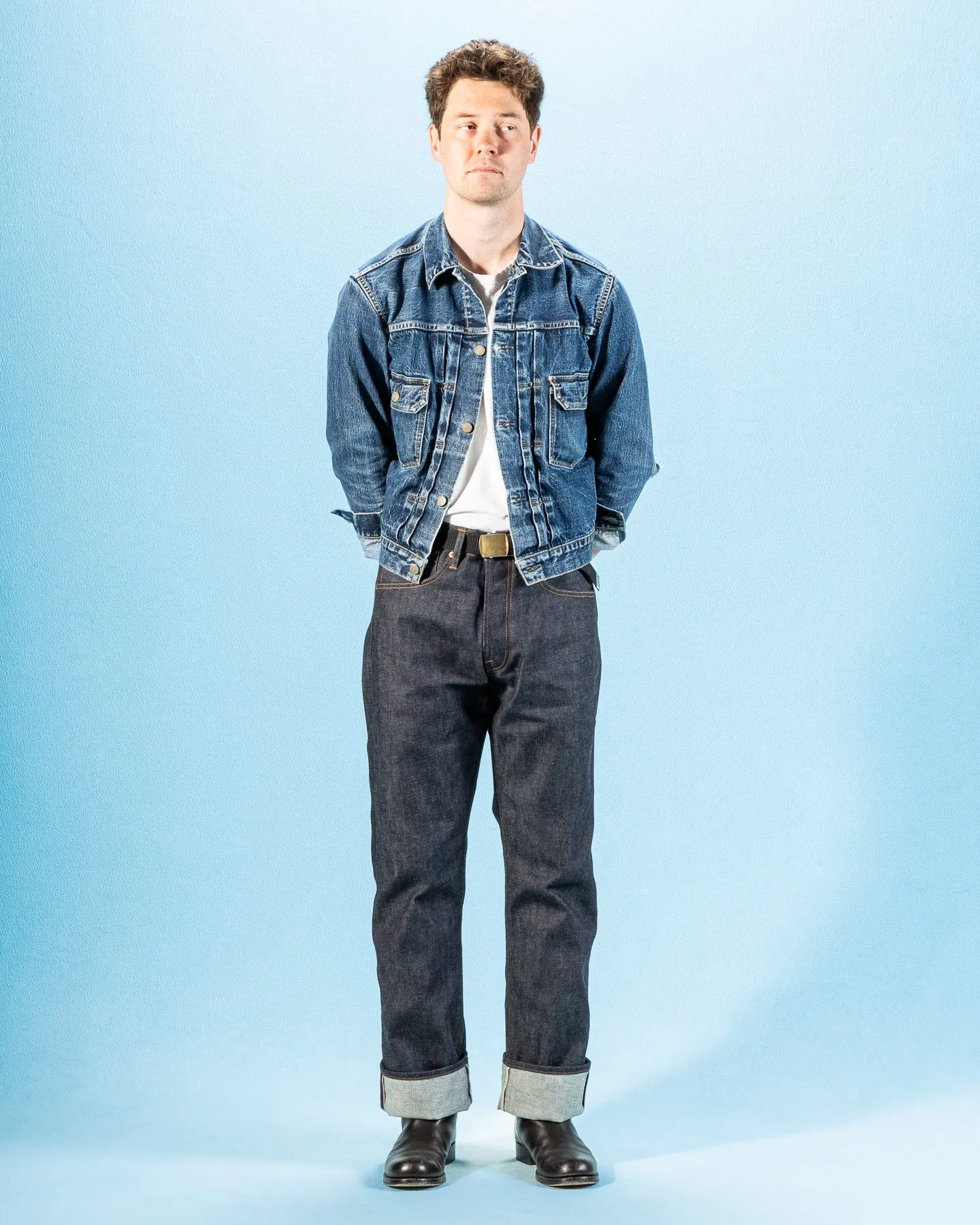 Kirk Straight Fit - 29 Hand Dip 13oz Selvedge sold by Standard and Strange product image thumbnail 4