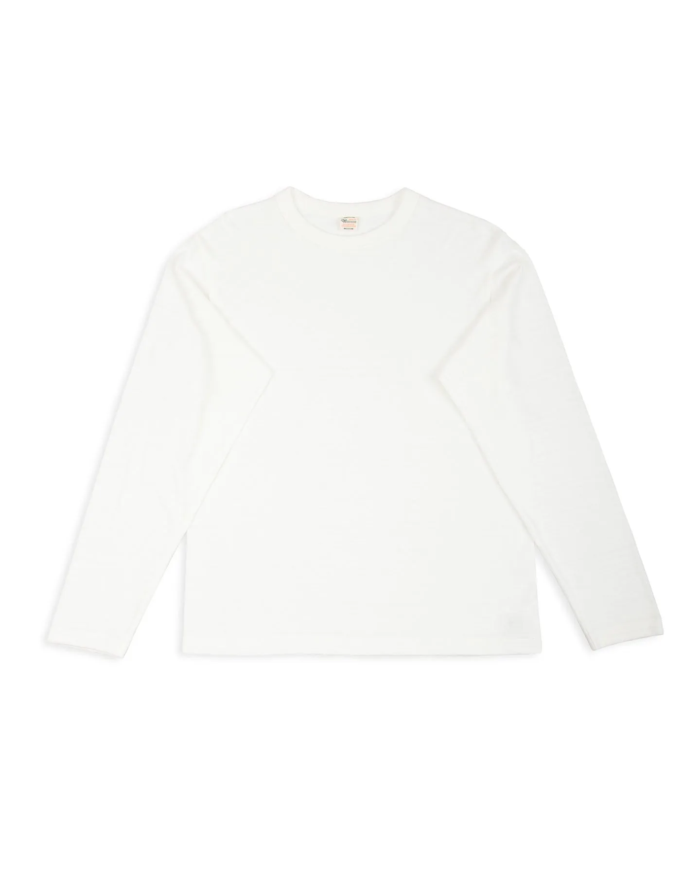 Long Sleeve Crew Neck Tee - Off White sold by Standard and Strange