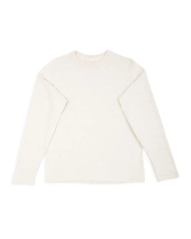 Long Sleeve Crew Neck Tee - Oatmeal sold by Standard and Strange