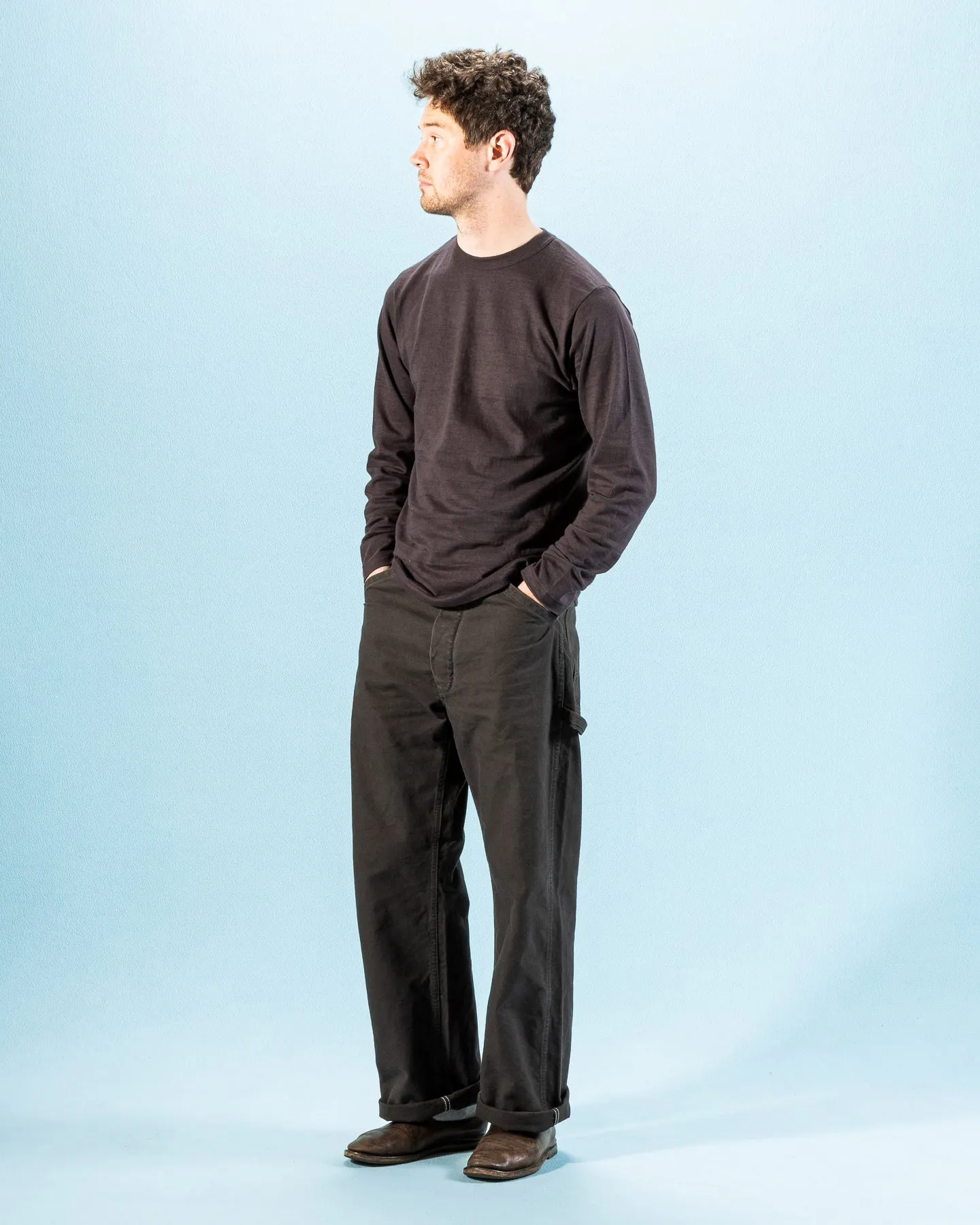 Long Sleeve Crew Neck Tee - Sumikuro sold by Standard and Strange product image thumbnail 3