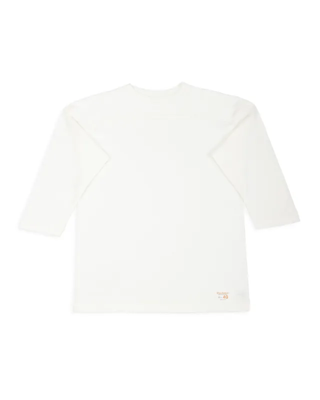 Three Quarter Football Shirt - Off White sold by Standard and Strange
