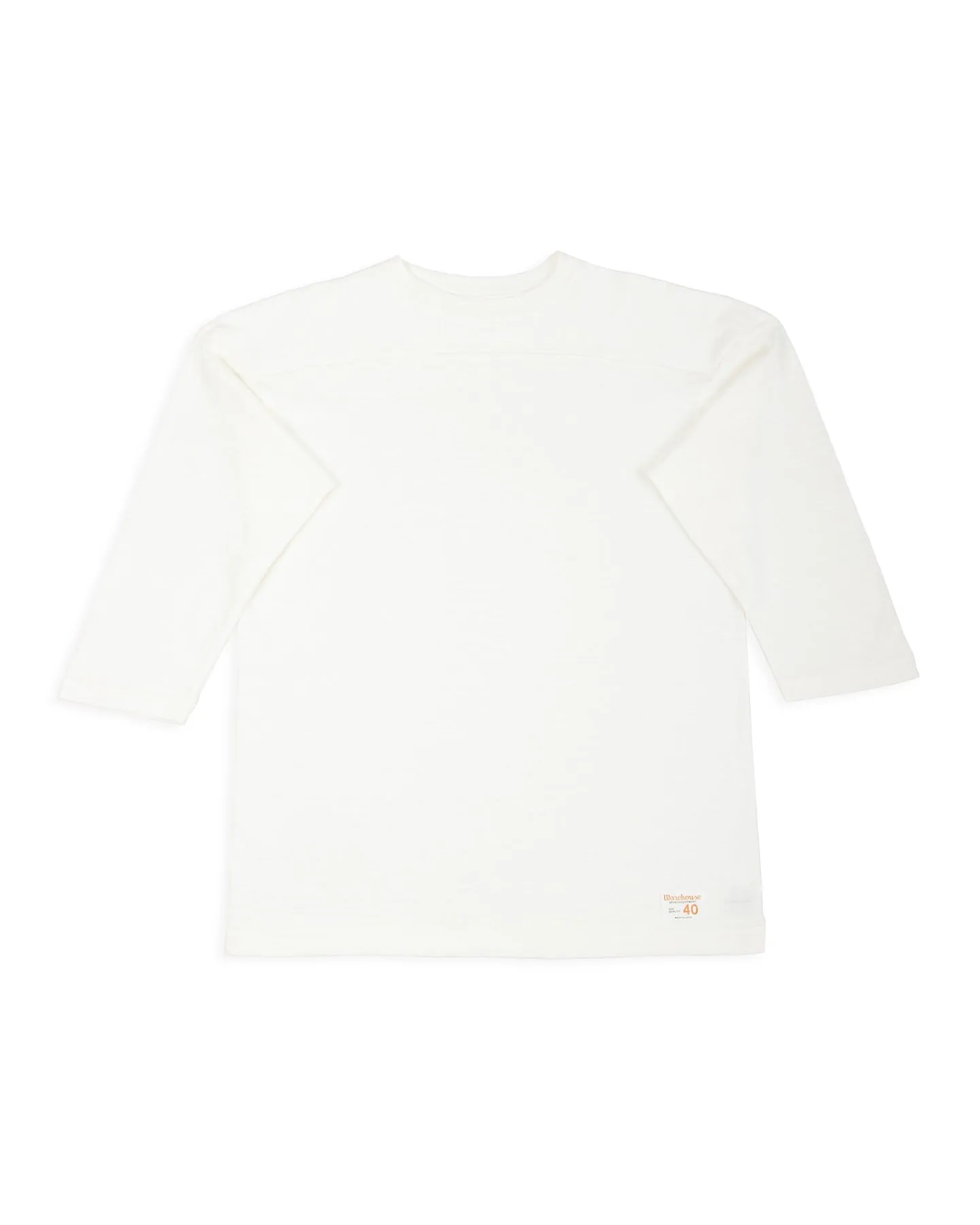 Three Quarter Football Shirt - Off White sold by Standard and Strange