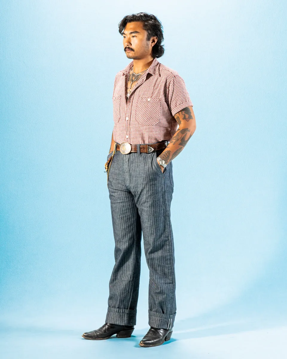 Ortega Pant - 13oz Grey Herringbone sold by Standard and Strange product image thumbnail 5