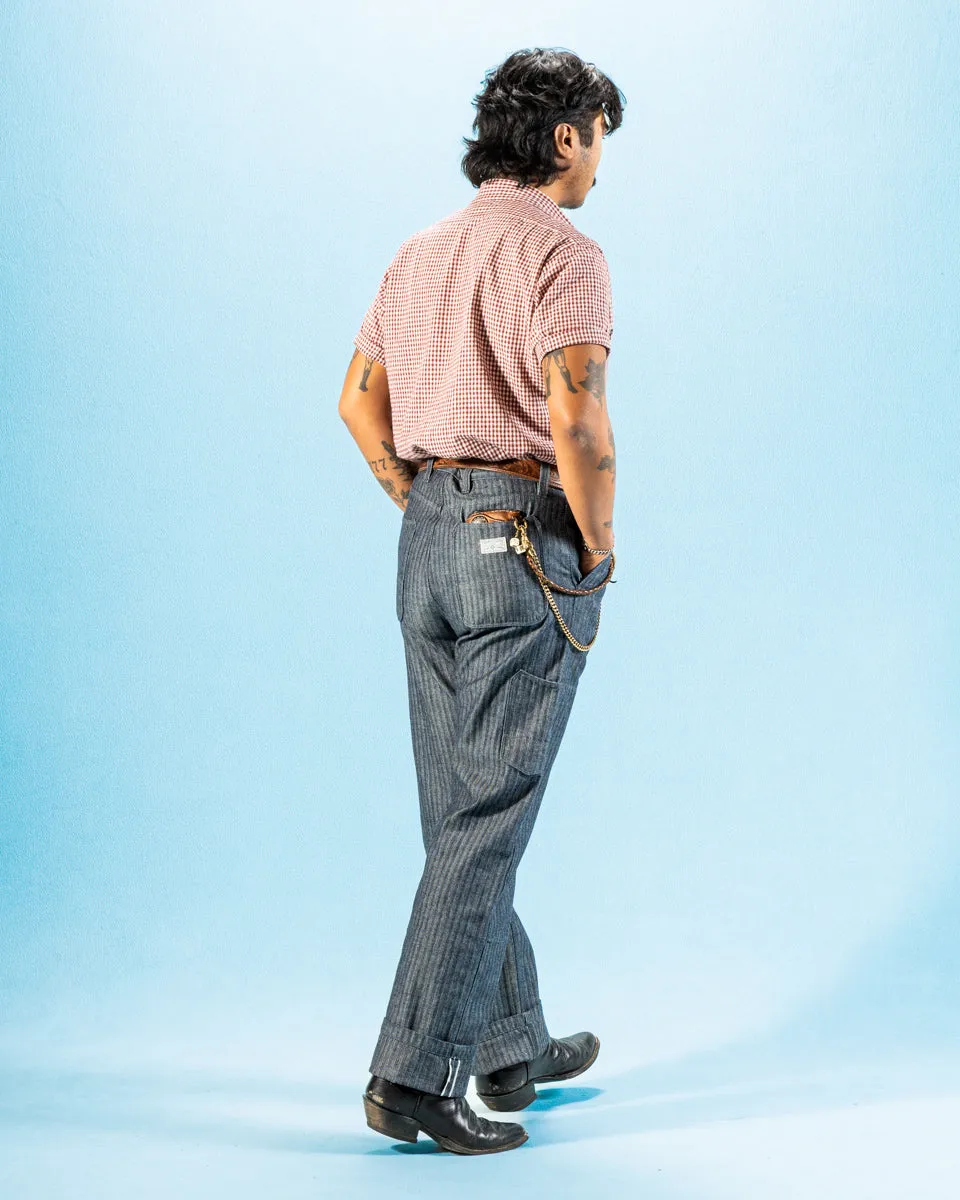 Ortega Pant - 13oz Grey Herringbone sold by Standard and Strange product image thumbnail 4