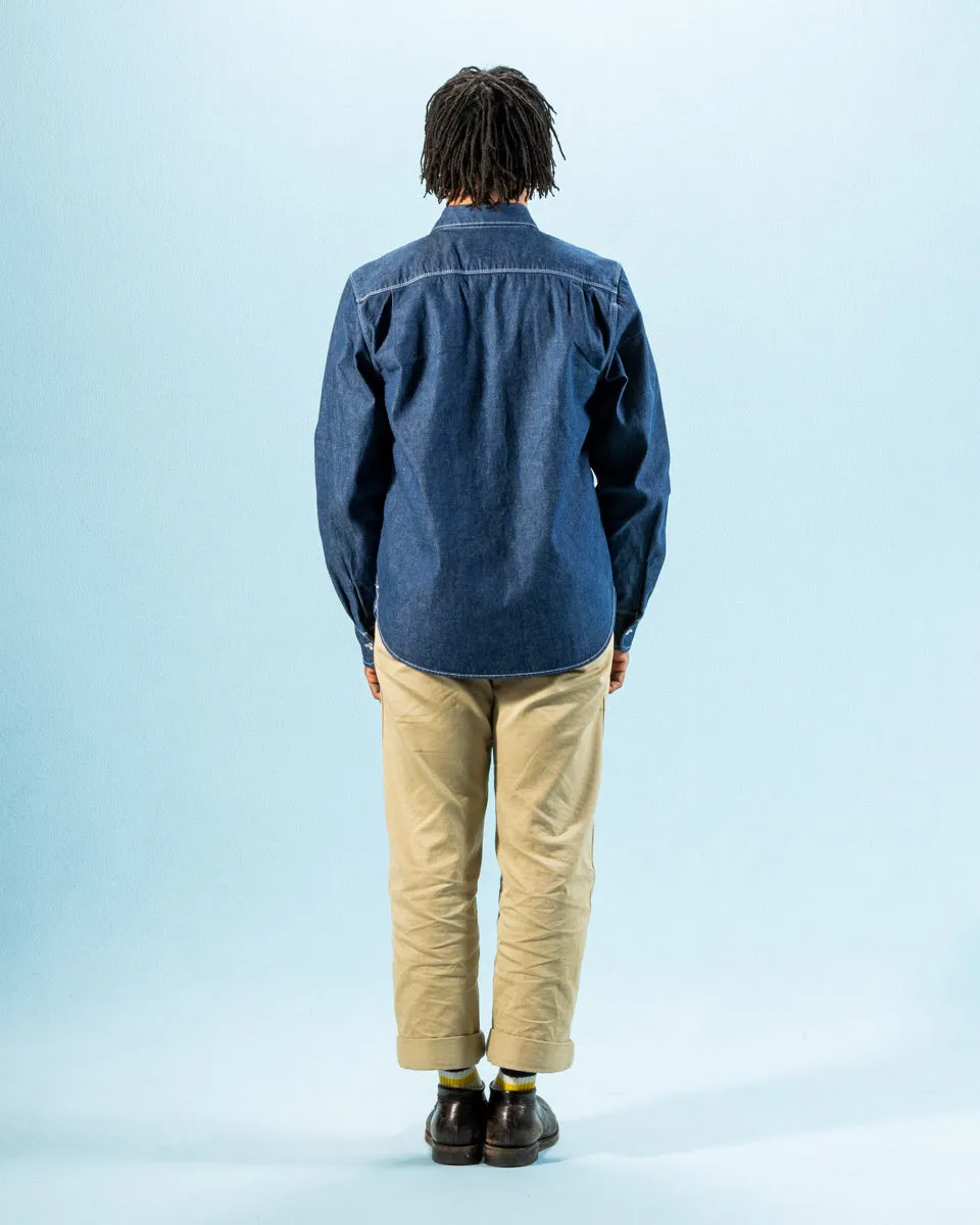 Dayton Shirt L/S - 9oz Denim sold by Standard and Strange product image thumbnail 5