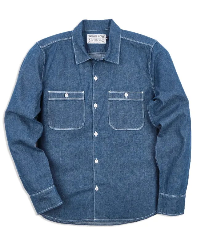 Dayton Shirt L/S - 9oz Denim sold by Standard and Strange