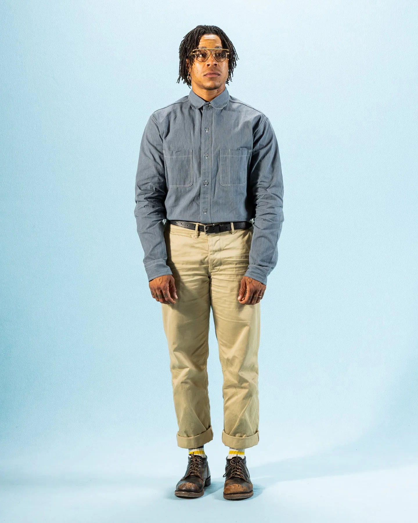 Lot 3054 Wide Awake Shirt - Stripe sold by Standard and Strange product image thumbnail 3