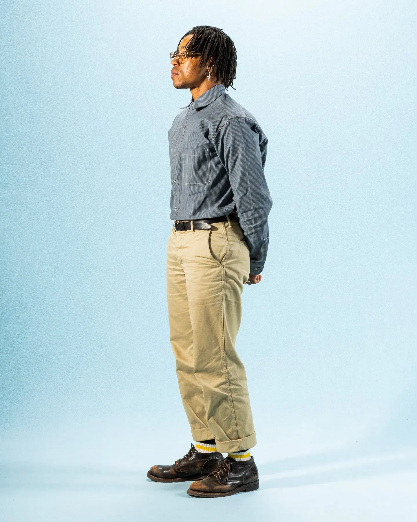 Lot 3054 Wide Awake Shirt - Stripe sold by Standard and Strange product image thumbnail 4