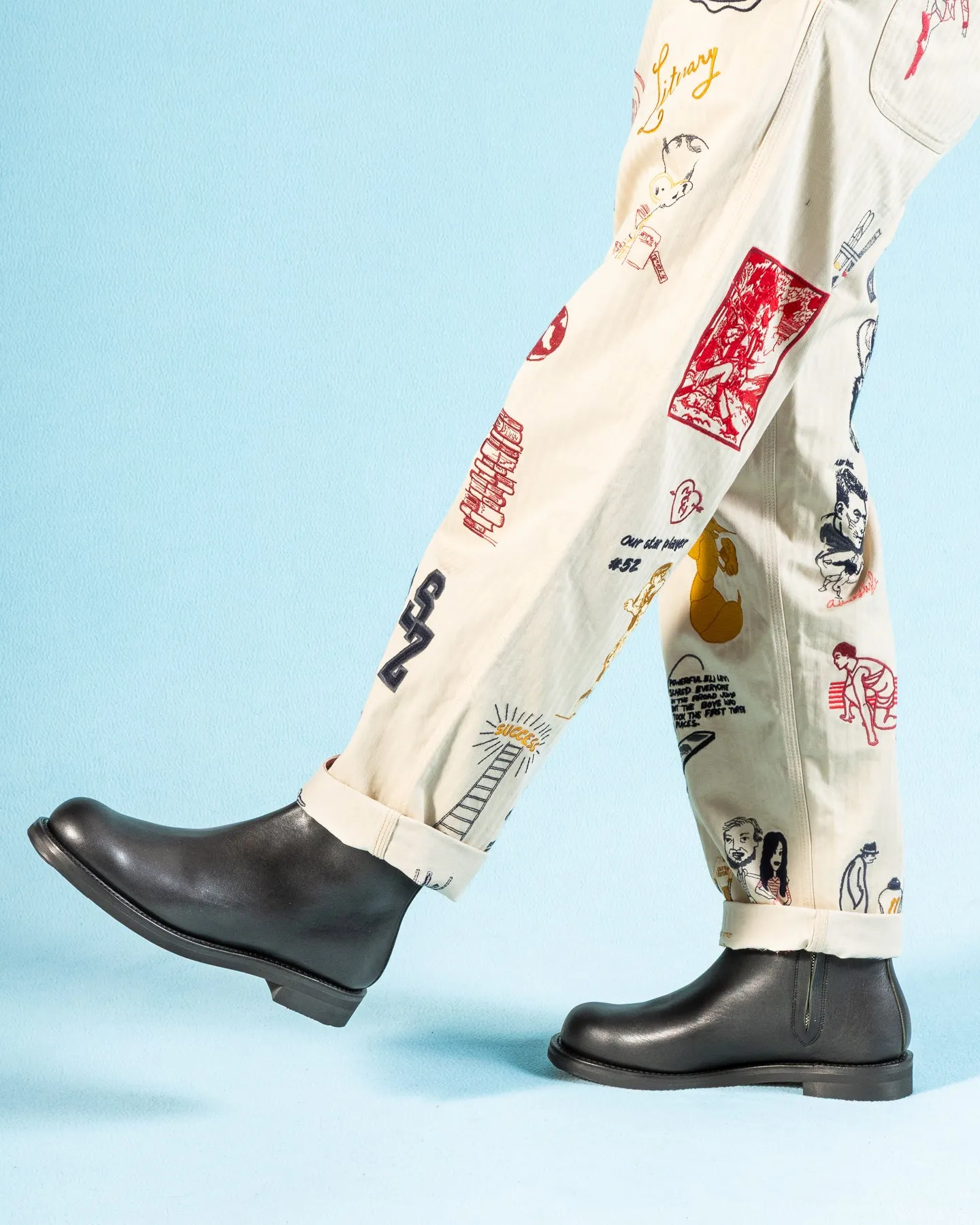 Casper Side Zip Boot - Black/Green Tea Core sold by Standard and Strange product image thumbnail 4