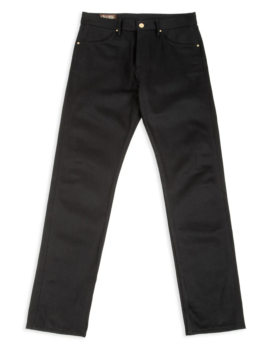 Wilkes Western - Aces High 14oz Black Denim sold by Standard and Strange