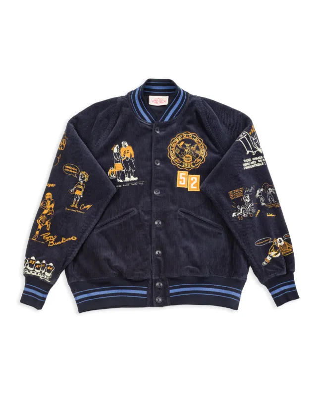 Varsity Jacket - Navy sold by Standard and Strange