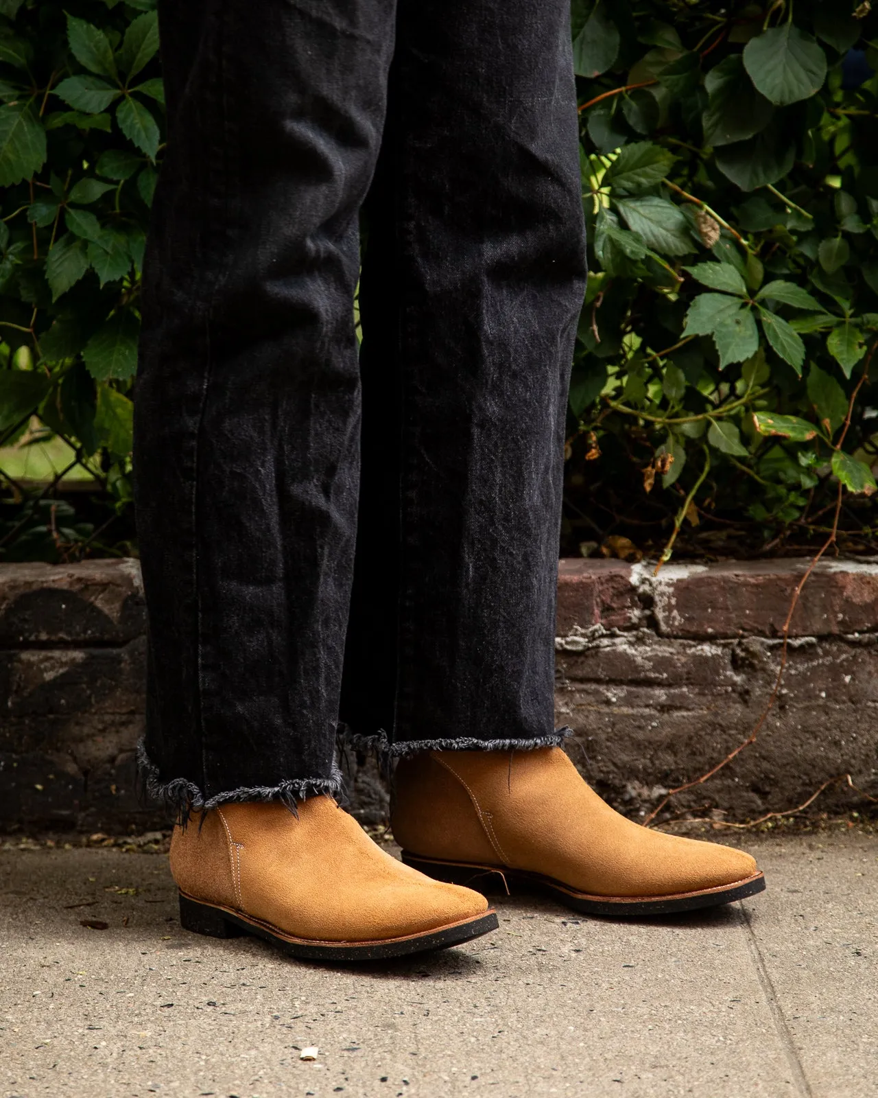 Jodhpur Boot - Natural Gustave Roughout Cowhide - CN Wide Last sold by Standard and Strange product image thumbnail 4