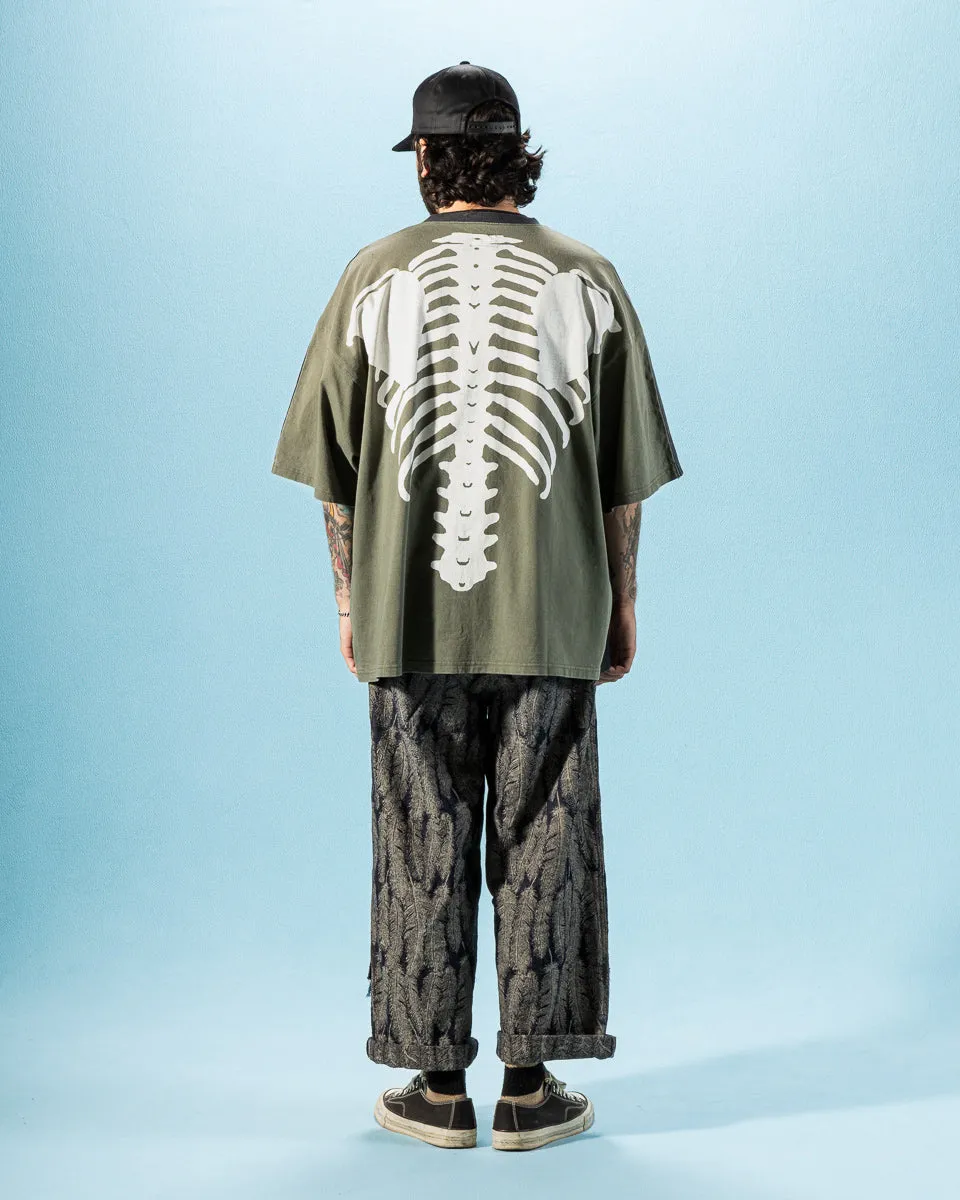 Jersey 2TONES BIG Pocket T (BONE) - Black x Khaki sold by Standard and Strange product image thumbnail 4