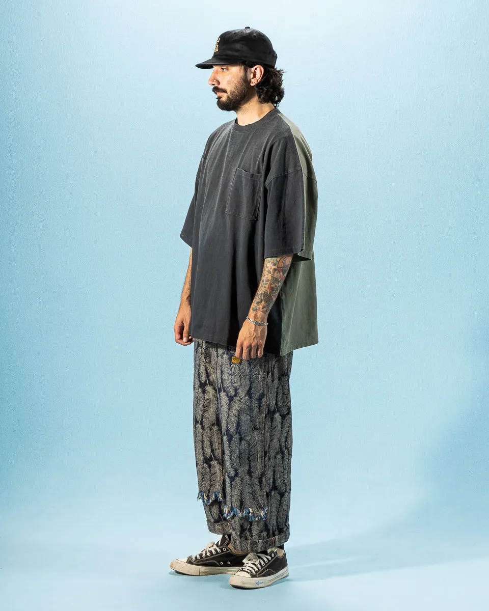 Jersey 2TONES BIG Pocket T (BONE) - Black x Khaki sold by Standard and Strange product image thumbnail 5