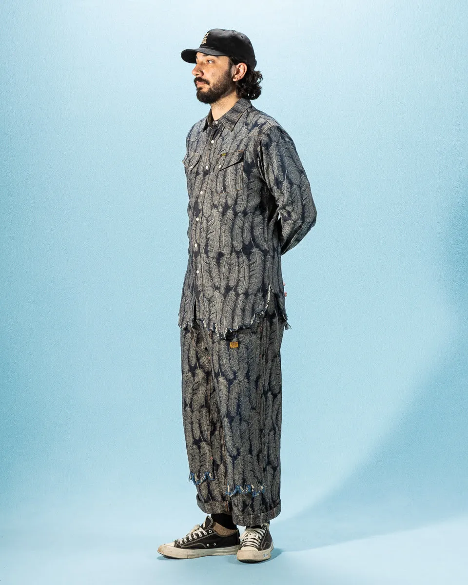 5oz MAGPIE Denim Western Shirt - Dark sold by Standard and Strange product image thumbnail 5