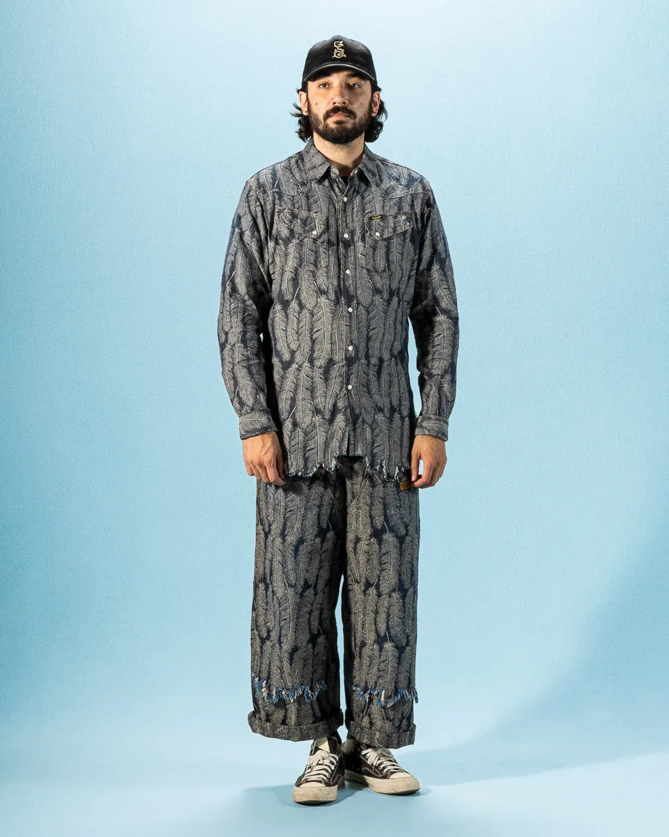 5oz MAGPIE Denim Western Shirt - Dark sold by Standard and Strange product image thumbnail 4