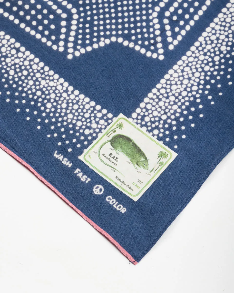 Fastcolor Selvedge Bandanna (MAGPIE Embroidery) - Navy sold by Standard and Strange product image thumbnail 4