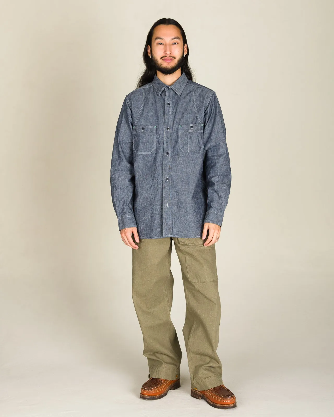 New Medical Shirt - Indigo sold by Standard and Strange product image thumbnail 4