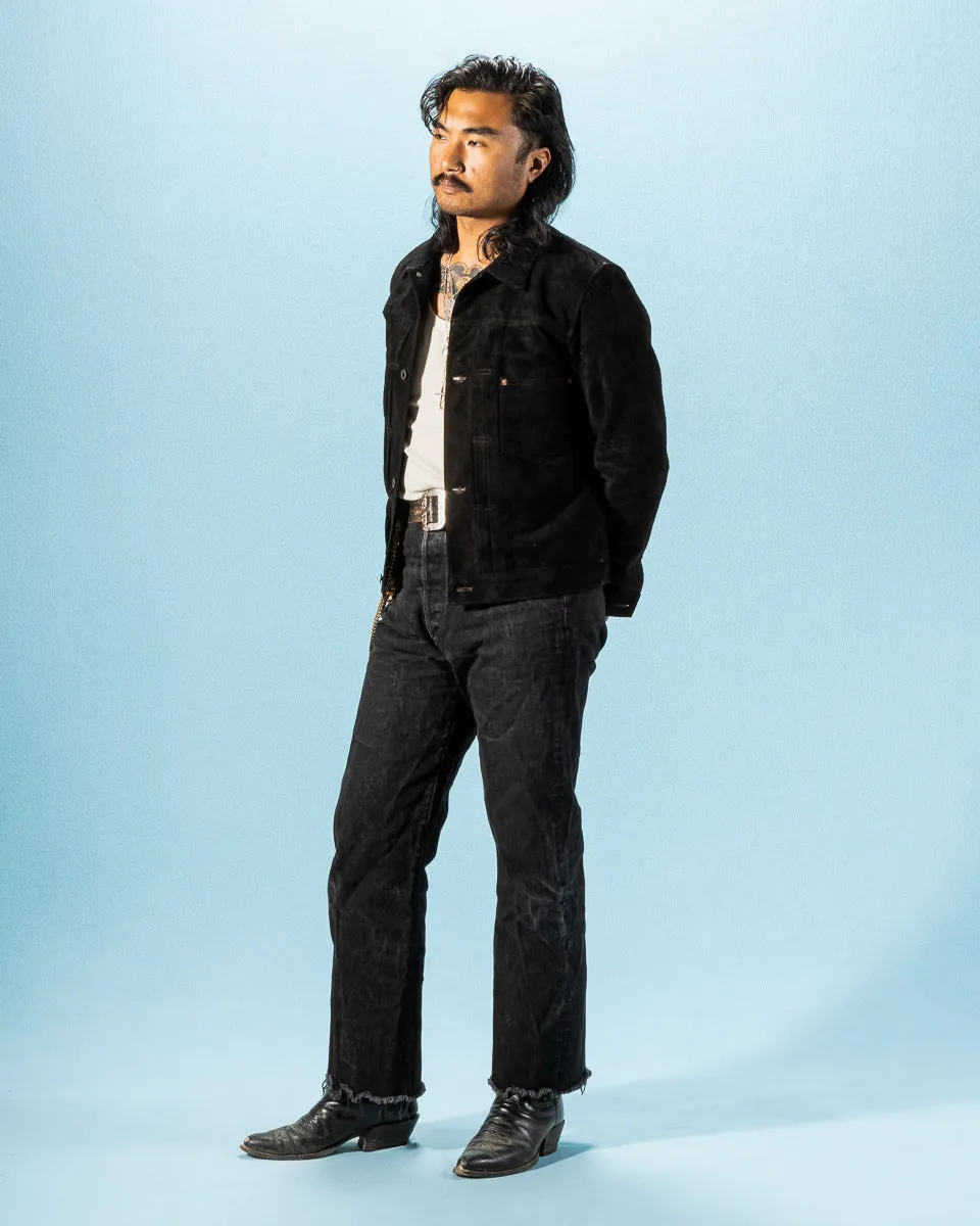 Horse Roughout WWII Type Jean Jacket (HSB-140-T) - Black sold by Standard and Strange product image thumbnail 5