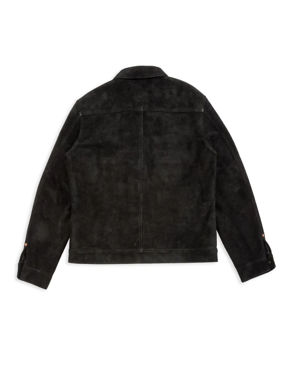 Horse Roughout WWII Type Jean Jacket (HSB-140-T) - Black sold by Standard and Strange product image thumbnail 2