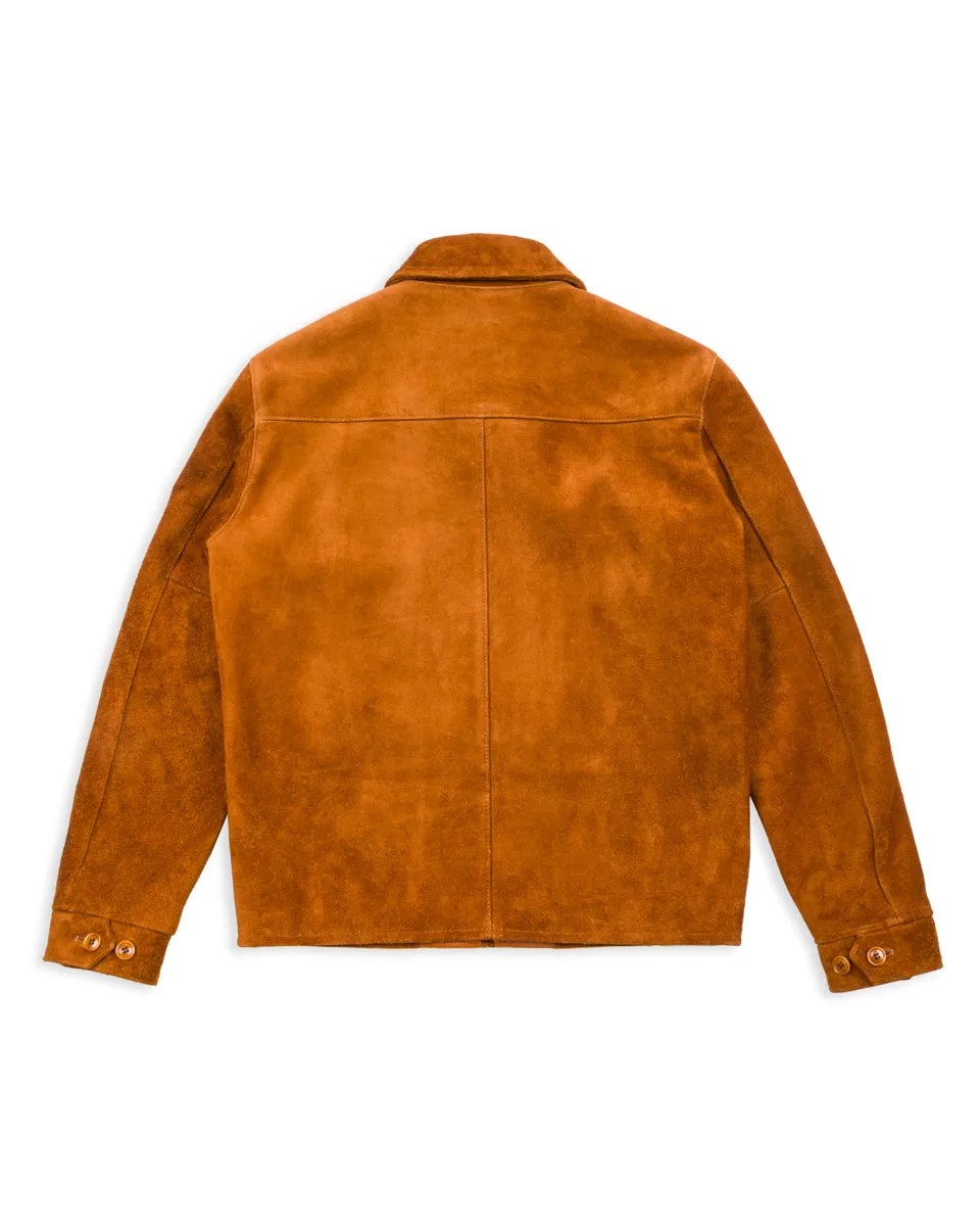 Y'2 x S&S Steer Suede Collared Single Riders Jacket (TR-65 Custom) - Camel sold by Standard and Strange product image thumbnail 2