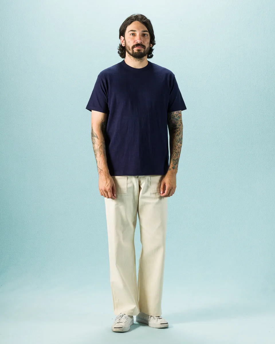 Loopwheeled Athletic Tee - Navy sold by Standard and Strange product image thumbnail 4