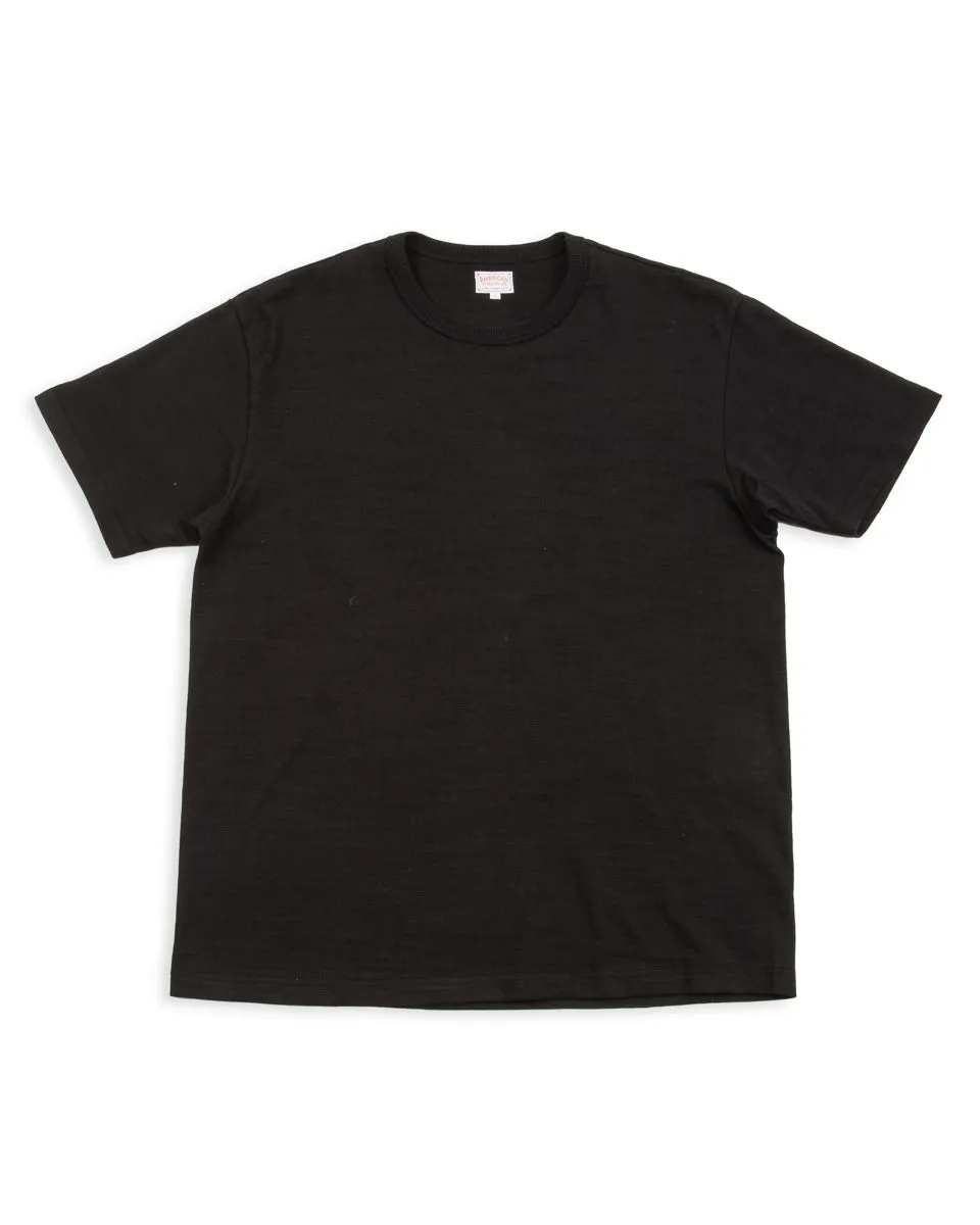 Loopwheeled Athletic Tee - Black sold by Standard and Strange