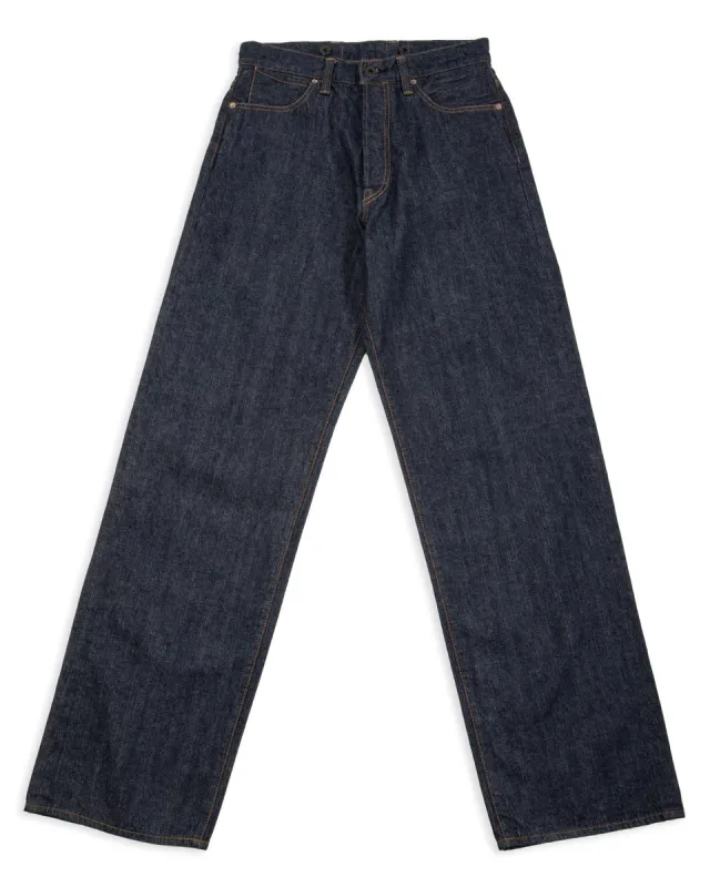 1920s 10.5 oz Dockery Waist-Overalls - Dark Indigo sold by Standard and Strange