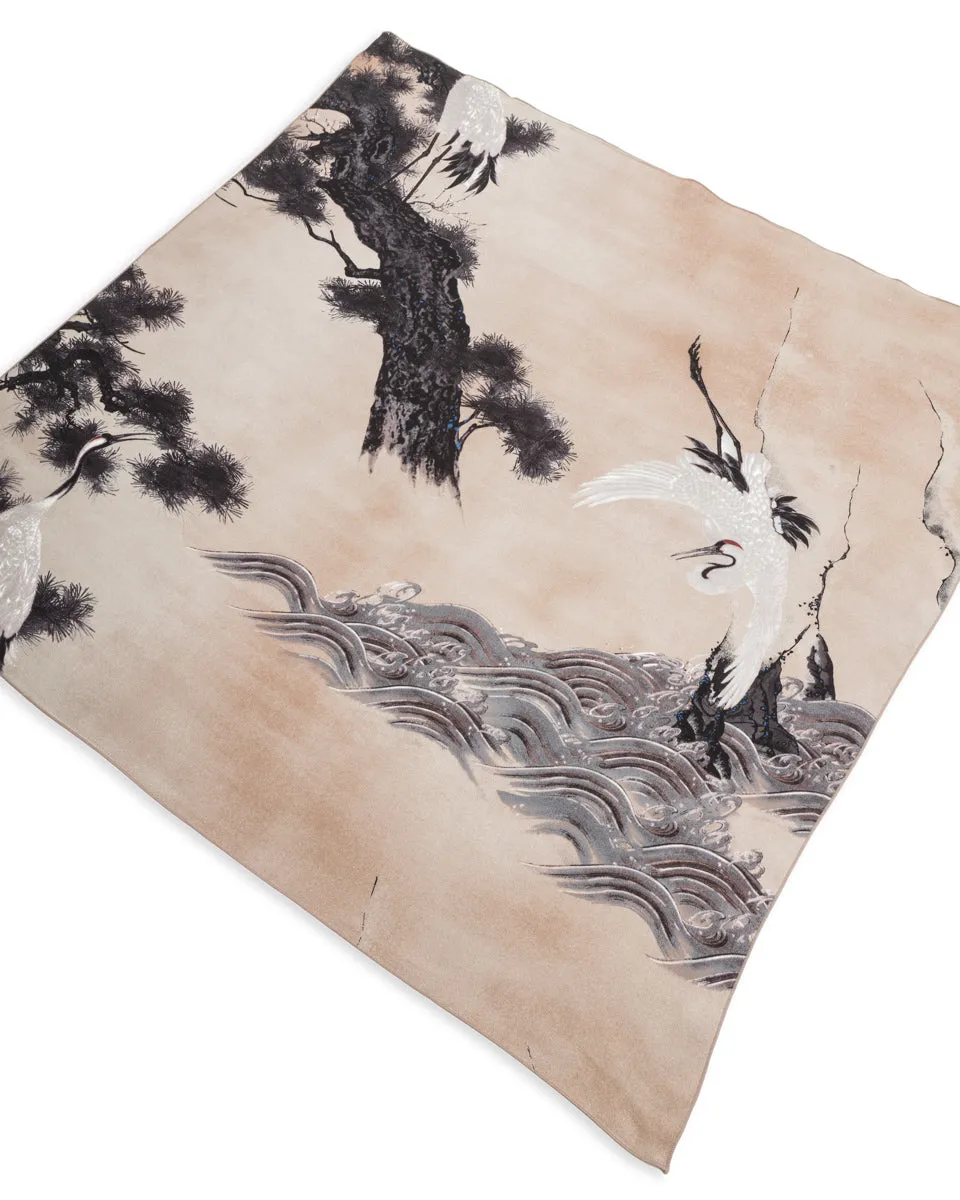 "Jyakuchu Ito" Scarf - Hakutsuru-Zu sold by Standard and Strange product image thumbnail 2