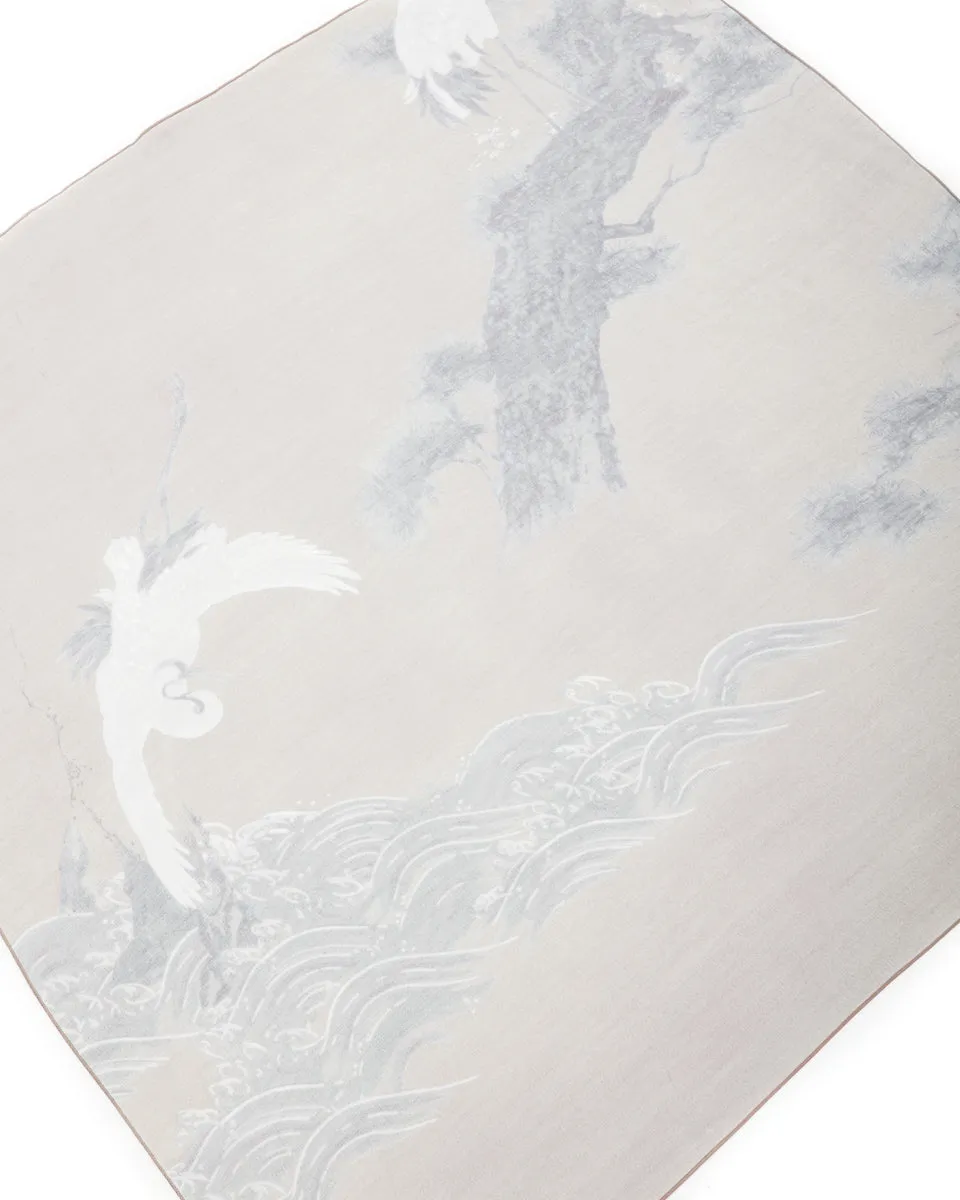 "Jyakuchu Ito" Scarf - Hakutsuru-Zu sold by Standard and Strange product image thumbnail 5