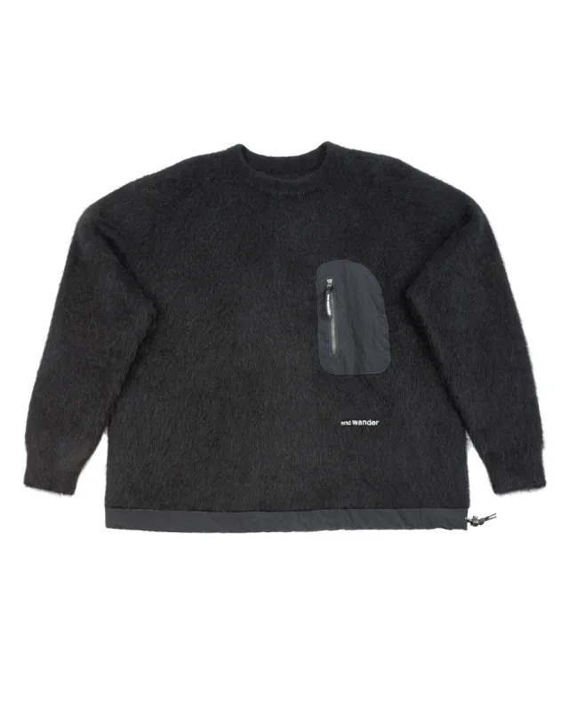 Mohair Wool Sweater - Black sold by Standard and Strange