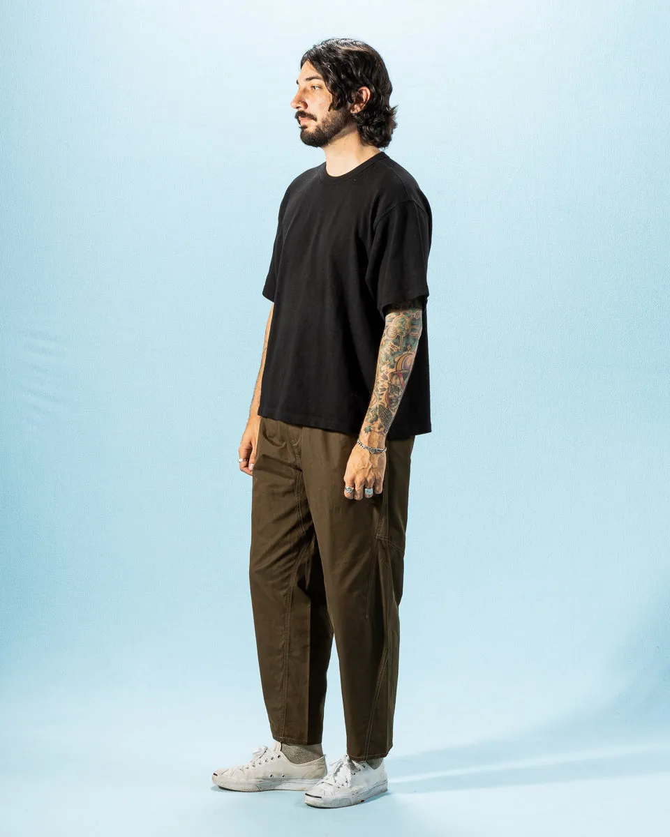 High Count Cloth Wide Pants - Dark Khaki sold by Standard and Strange product image thumbnail 4
