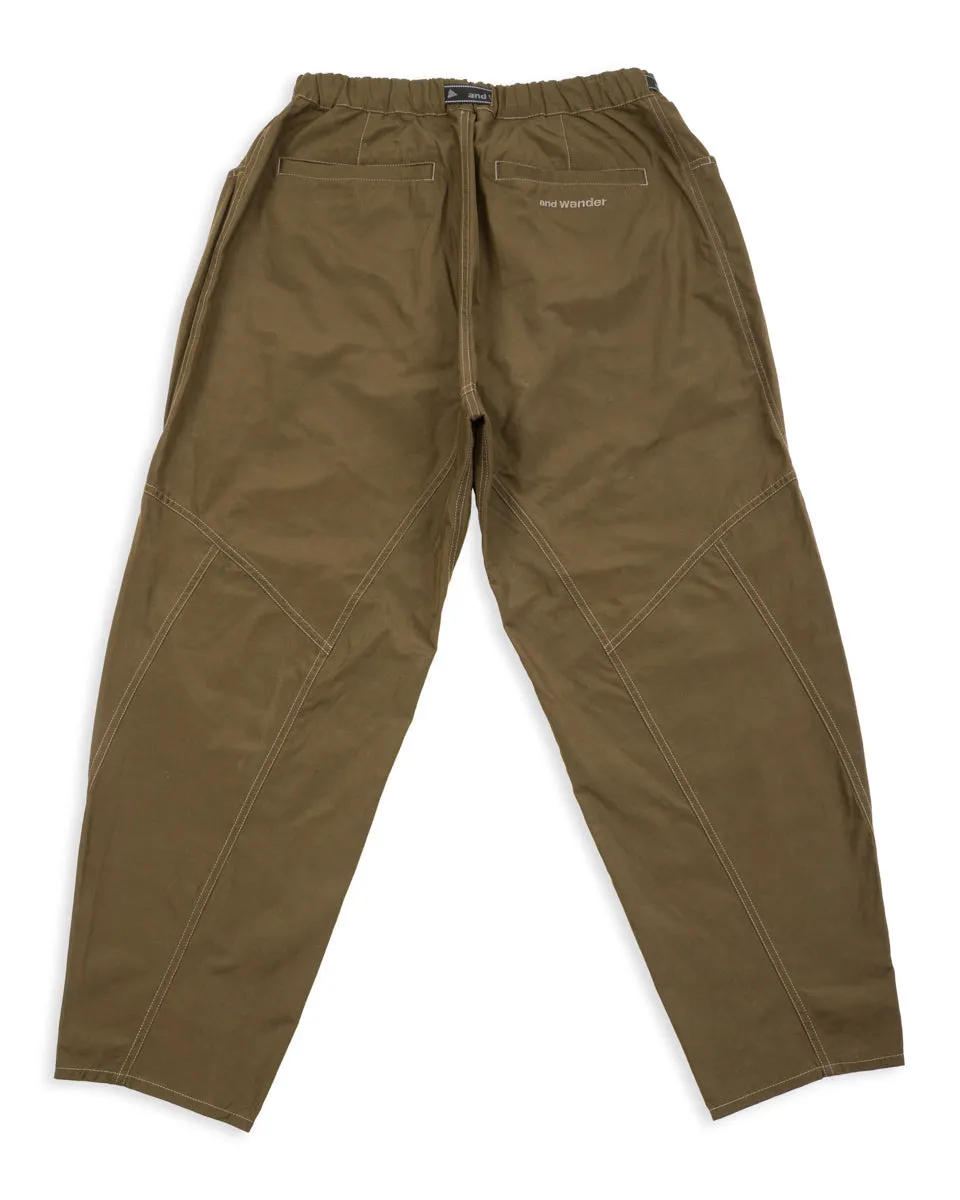 High Count Cloth Wide Pants - Dark Khaki sold by Standard and Strange product image thumbnail 2
