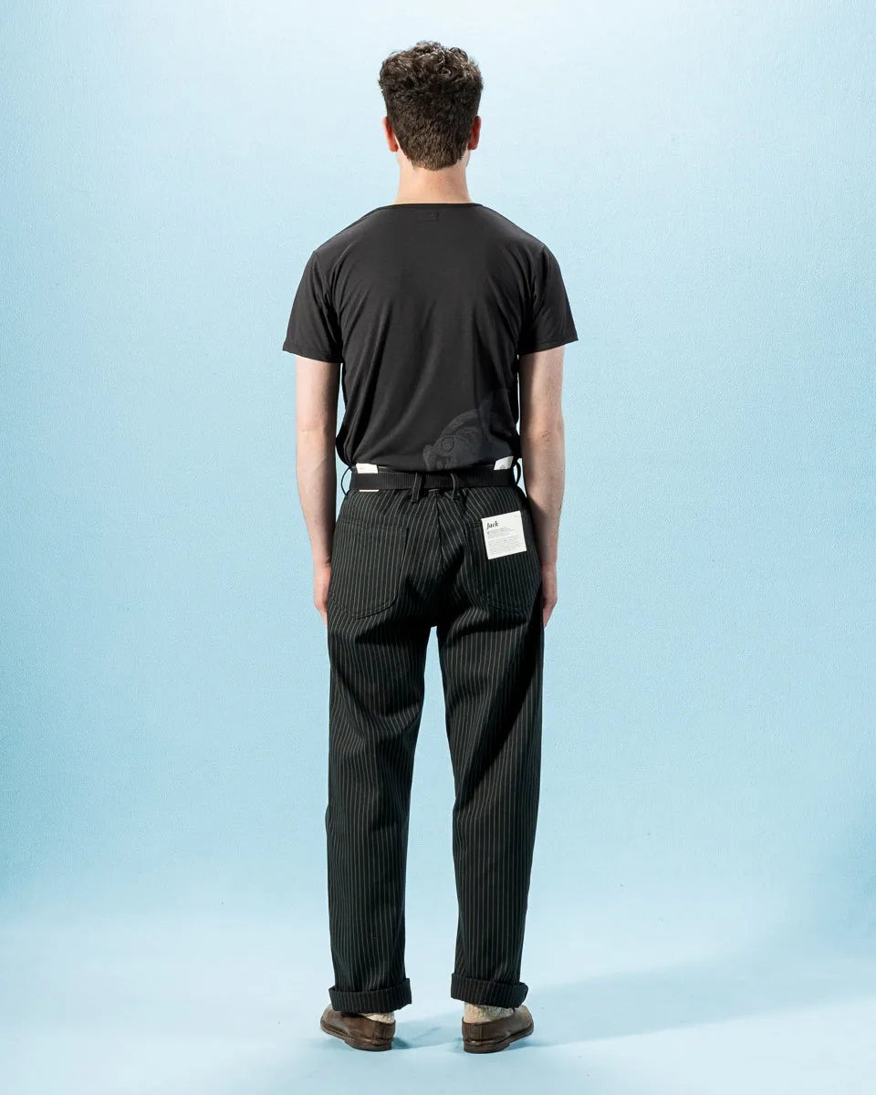 Jack Pant - Viridescent Stripe sold by Standard and Strange product image thumbnail 5