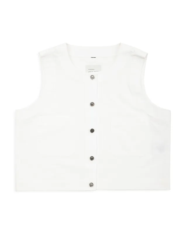 Naa Shirt - Off-White Cotton Nylon sold by Standard and Strange
