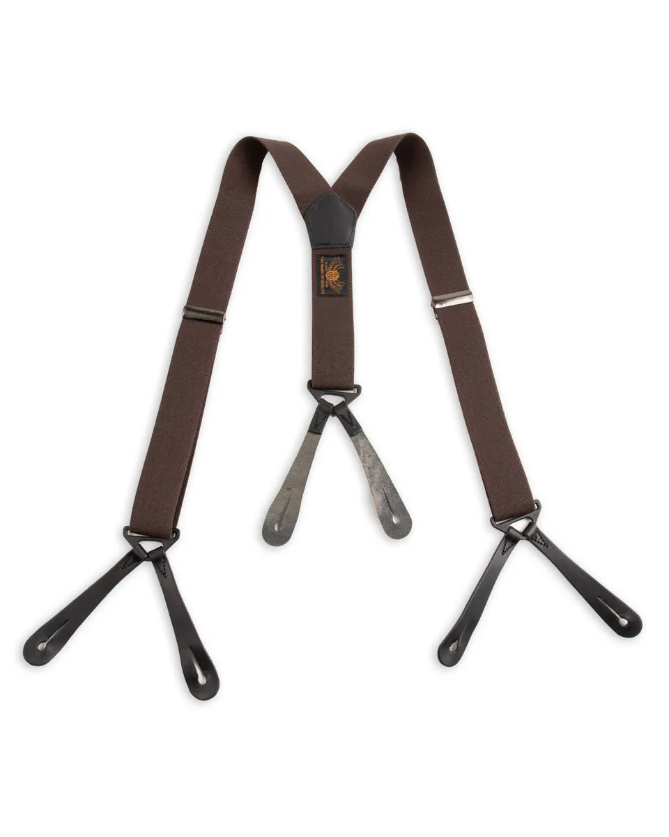 Military Suspender - Battlefield Brown sold by Standard and Strange