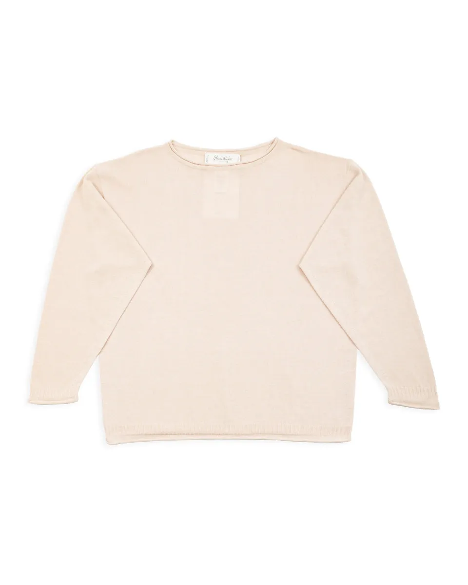 Jyarijyari Silk Pullover - Stone sold by Standard and Strange