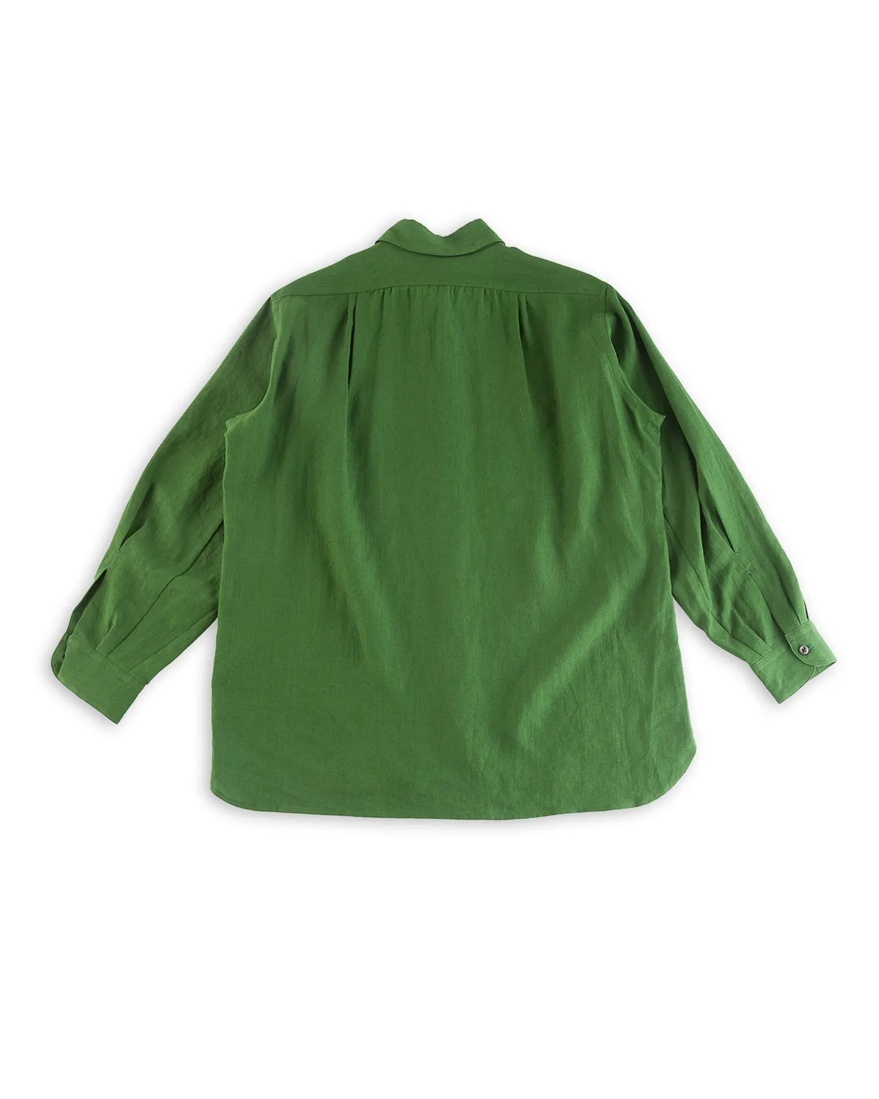 Belgian Linen Collar Shirt - Green sold by Standard and Strange product image thumbnail 2