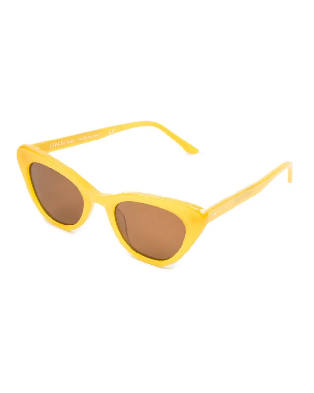Steeplechase Sunglass - Canary sold by Standard and Strange