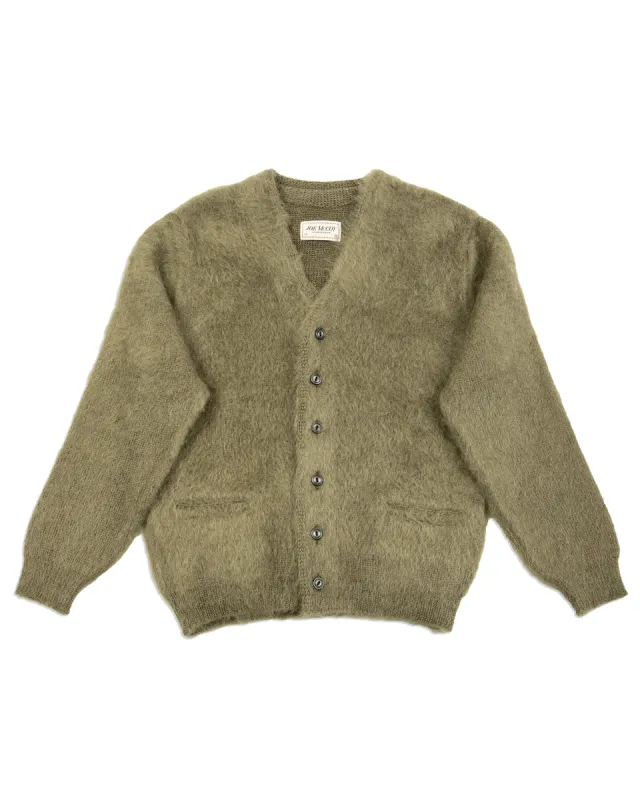 Joe McCoy Mohair Cardigan - Mint sold by Standard and Strange