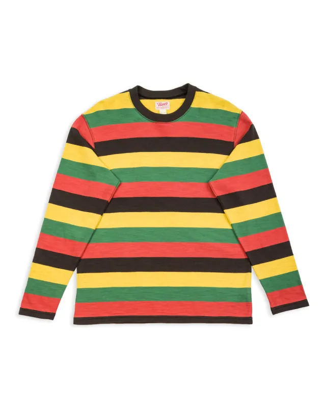 Buco Stripe L/S Tee - Tricolor sold by Standard and Strange