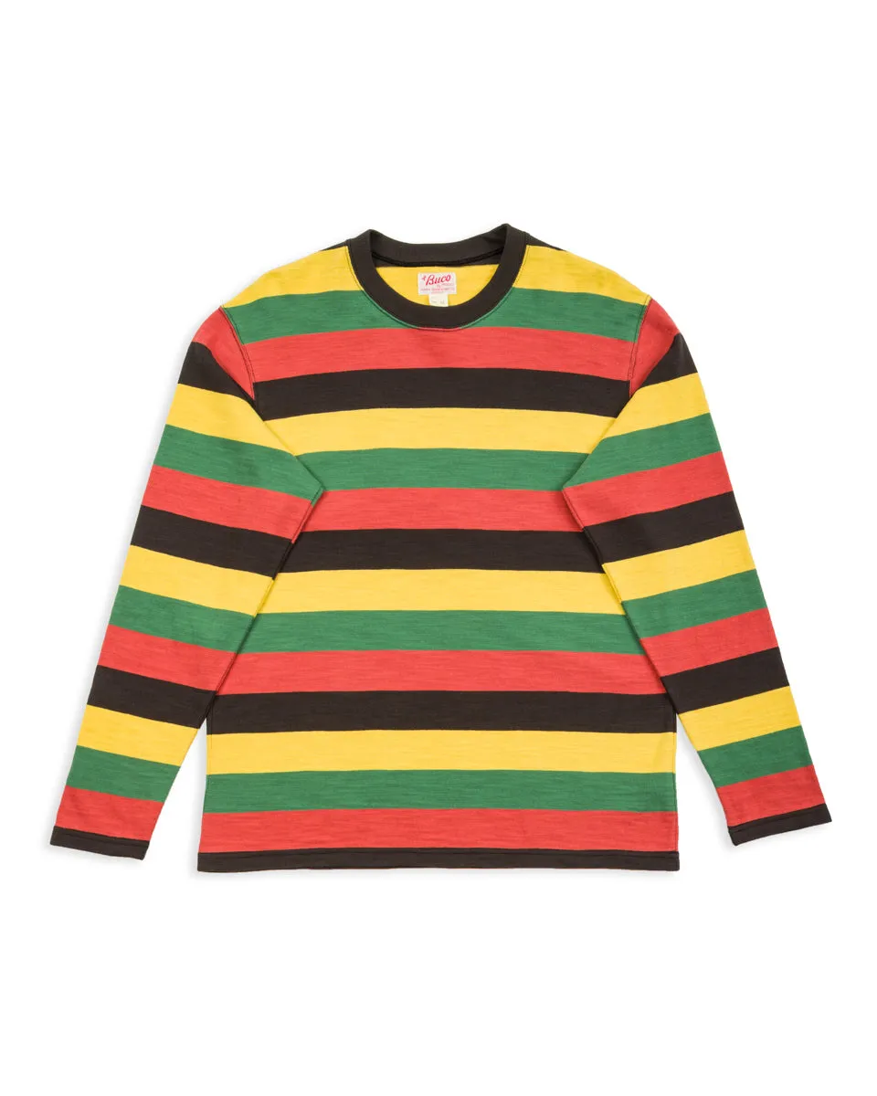 Buco Stripe L/S Tee - Tricolor sold by Standard and Strange