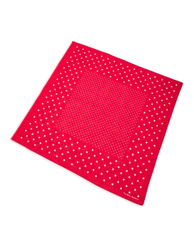 Bandanna 'Dot' - Red sold by Standard and Strange