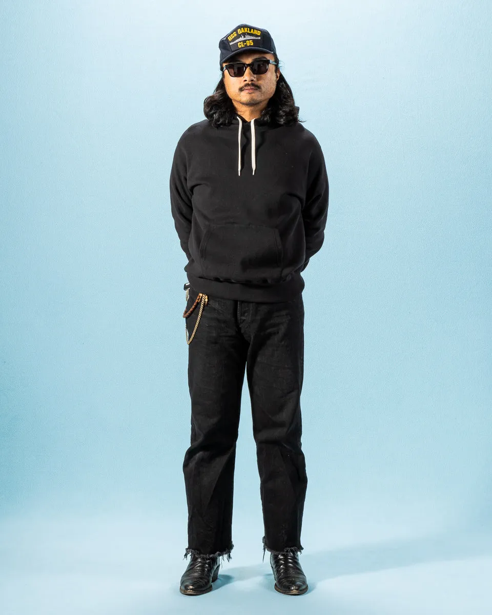 10 oz Loopwheel Hooded Sweatshirt - Black sold by Standard and Strange product image thumbnail 3