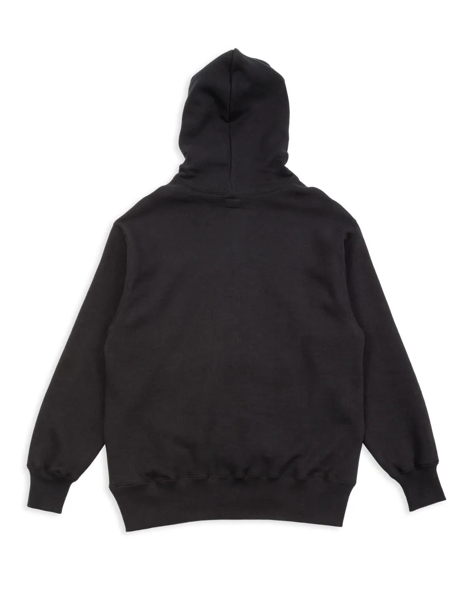 10 oz Loopwheel Hooded Sweatshirt - Black sold by Standard and Strange product image thumbnail 2