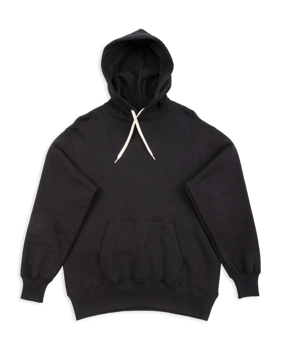 10 oz Loopwheel Hooded Sweatshirt - Black sold by Standard and Strange
