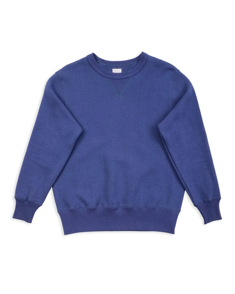10 oz Loopwheel Crewneck Sweatshirt - MQ Navy sold by Standard and Strange