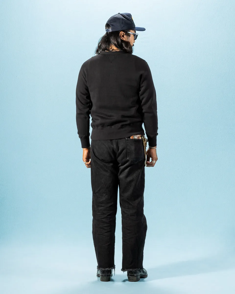 10 oz Loopwheel Crewneck Sweatshirt - Black sold by Standard and Strange product image thumbnail 5